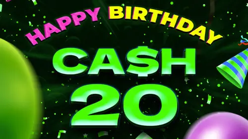 Cash 20 Happy Birthday coverImage