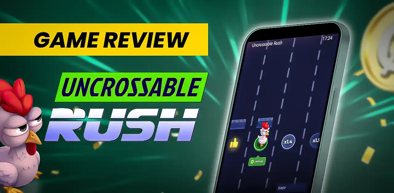 Learn how to play Uncrossable Rush, a fun chicken-themed crash game by Evoplay.