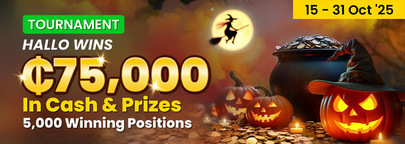 Win your share of the GHS 75,000 Hallo Wins with PrideSpins.