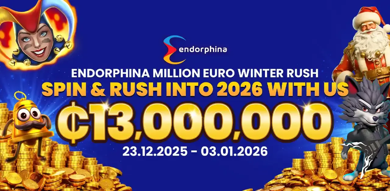 Win your share of GHS 13 Million in the Endorphina Million Euro Winter Rush Promotion at PrideSpins.